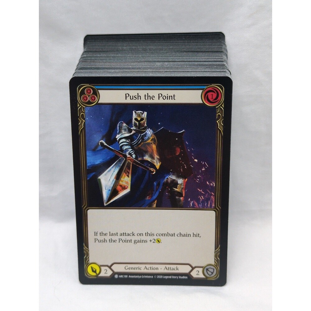 Lot Of (100) Arcane Rising Flesh And Blood Common + Rare Cards